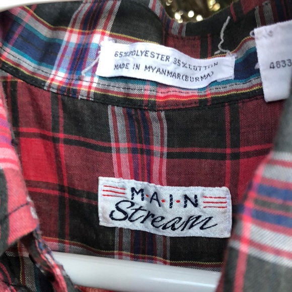 VTG plaid shirt - Picture 3 of 5